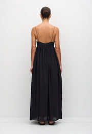 Voluminous Bralette Dress - Black - Matteau